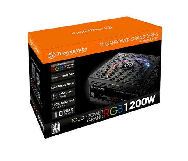 THERMALTAKE Toughpower Grand Riing 1200W Platinum 230V, 8xPEG, 14cm - 402378 - zdjęcie 8